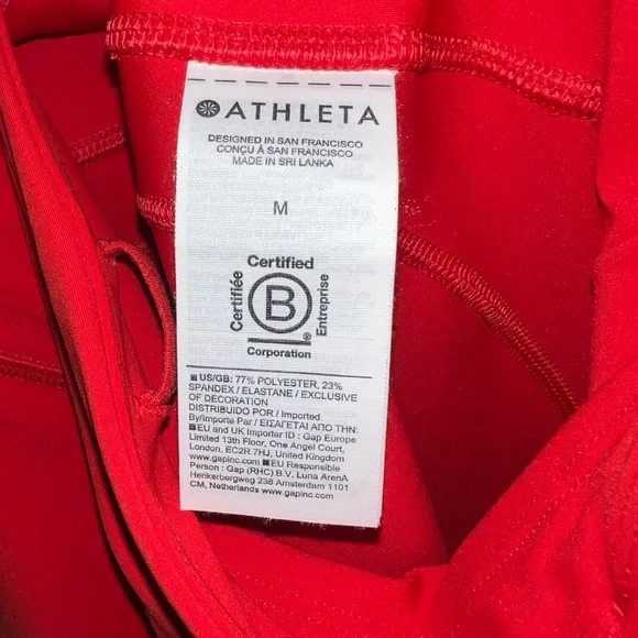 Athleta Red Leggings - Picture 8 of 8